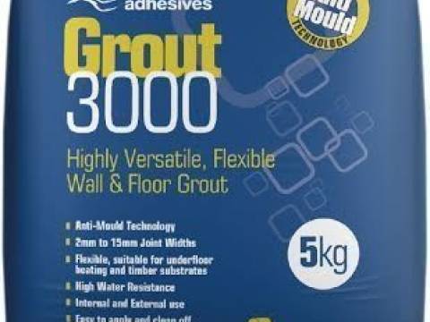 Highly Versatile Beige Flexible Wall and Floor Grout