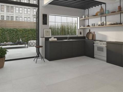 Large Format Porcelain Grey Tiles 100x100